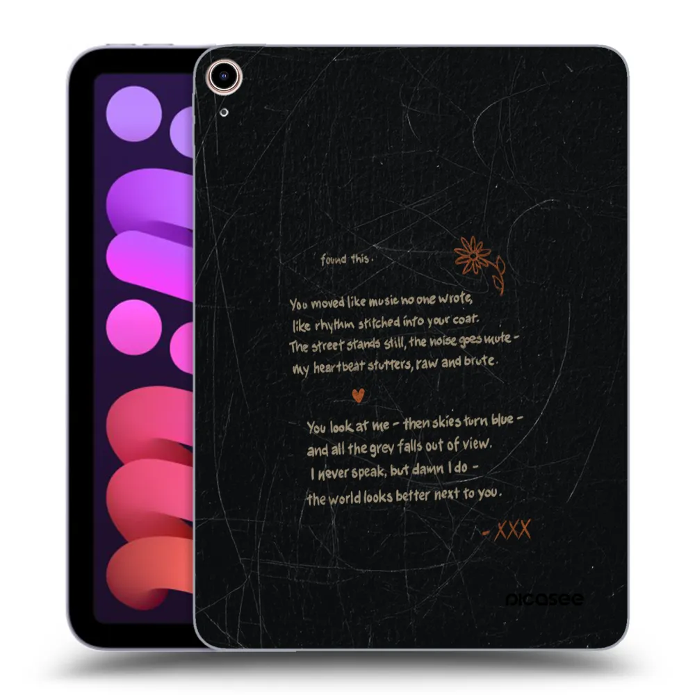 Picasee transparente Silikonhülle für Apple iPad mini 2021 (6. gen) - POET