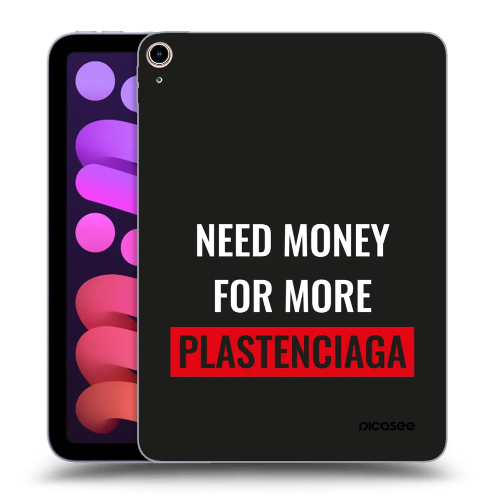 Picasee transparente Silikonhülle für Apple iPad mini 2021 (6. gen) - More PLASTENCIAGA