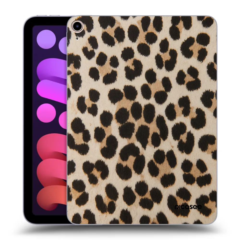 Picasee transparente Silikonhülle für Apple iPad mini 2021 (6. gen) - Brown Tiger