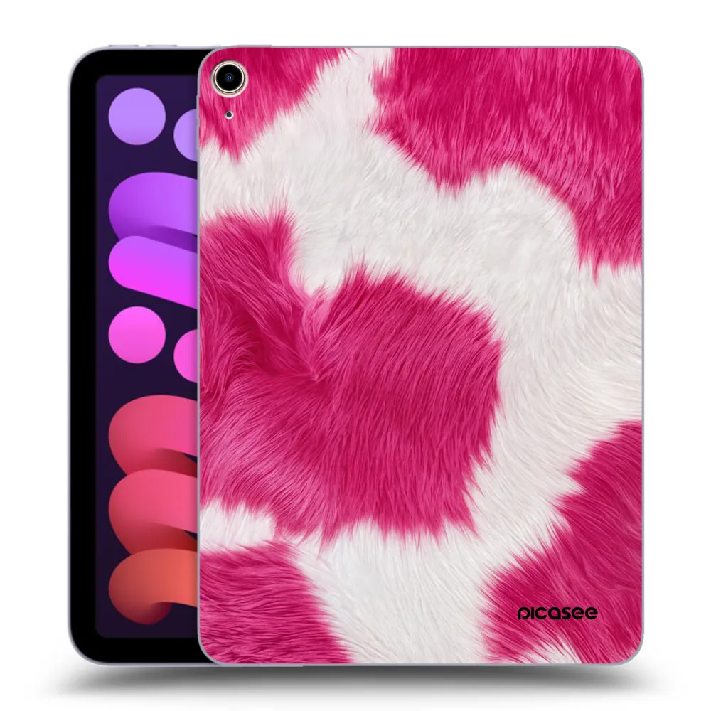 Picasee transparente Silikonhülle für Apple iPad mini 2021 (6. gen) - Pink Moo