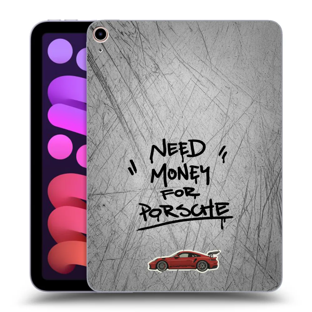 Picasee transparente Silikonhülle für Apple iPad mini 2021 (6. gen) - Grey Drift