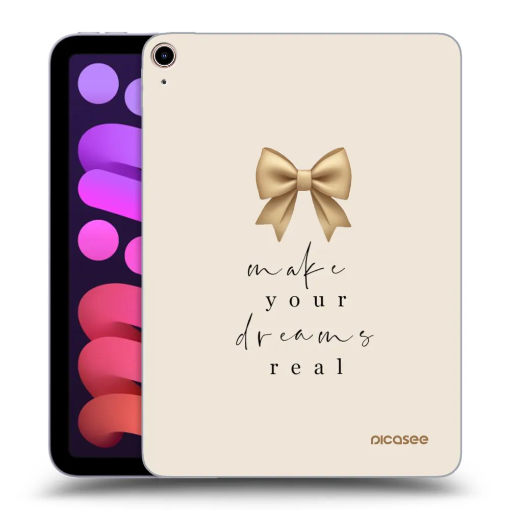 Picasee transparente Silikonhülle für Apple iPad mini 2021 (6. gen) - Golden Dream