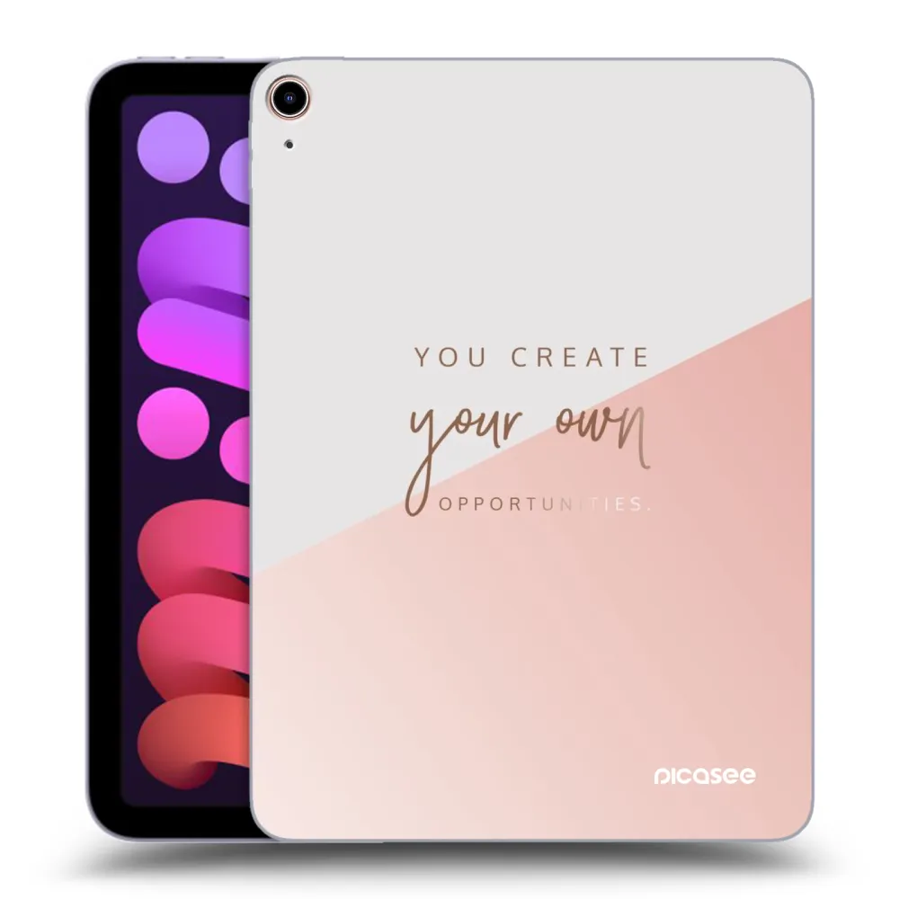 Picasee transparente Silikonhülle für Apple iPad mini 2021 (6. gen) - You create your own opportunities