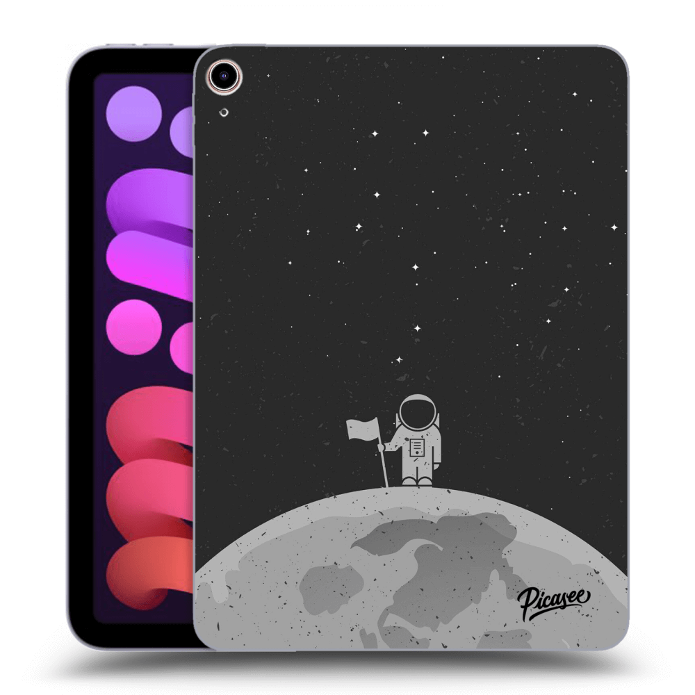 Picasee Schwarze Silikonhülle für Apple iPad mini 2021 (6. gen) - Astronaut