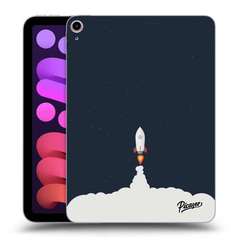 Picasee Schwarze Silikonhülle für Apple iPad mini 2021 (6. gen) - Astronaut 2