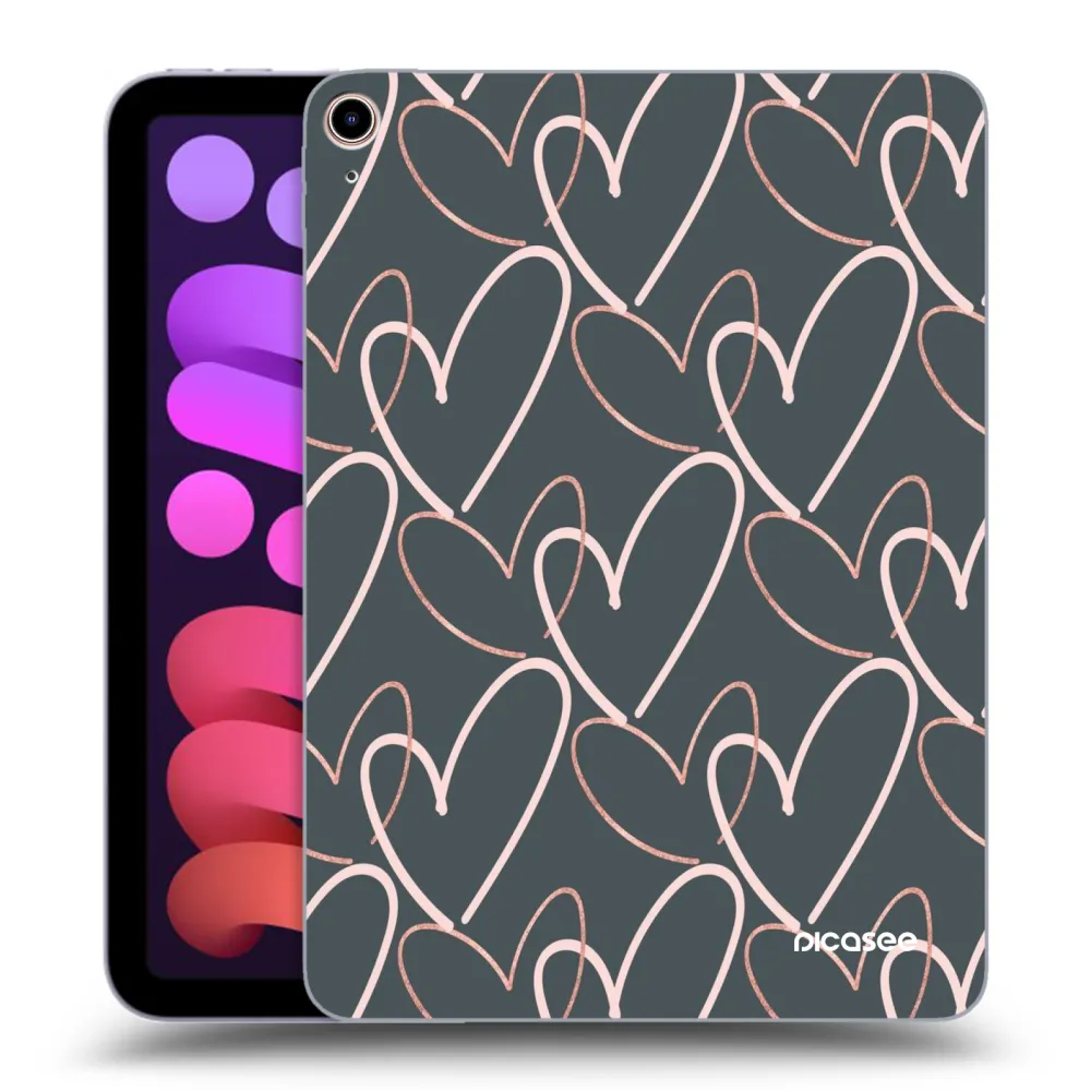 Picasee transparente Silikonhülle für Apple iPad mini 2021 (6. gen) - Viel Liebe