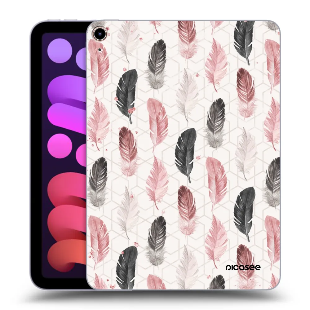 Picasee transparente Silikonhülle für Apple iPad mini 2021 (6. gen) - Feder 2