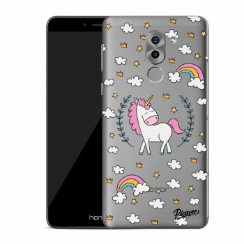 Picasee Honor 6X Hülle - Transparenter Kunststoff - Unicorn star heaven