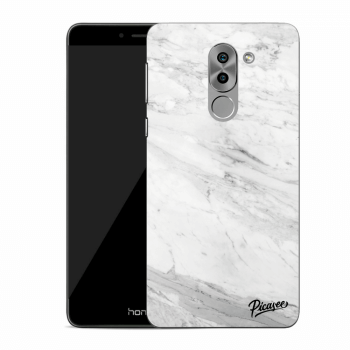 Picasee Honor 6X Hülle - Transparentes Silikon - White marble