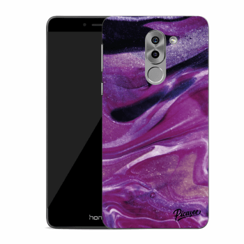 Picasee Honor 6X Hülle - Transparentes Silikon - Purple glitter