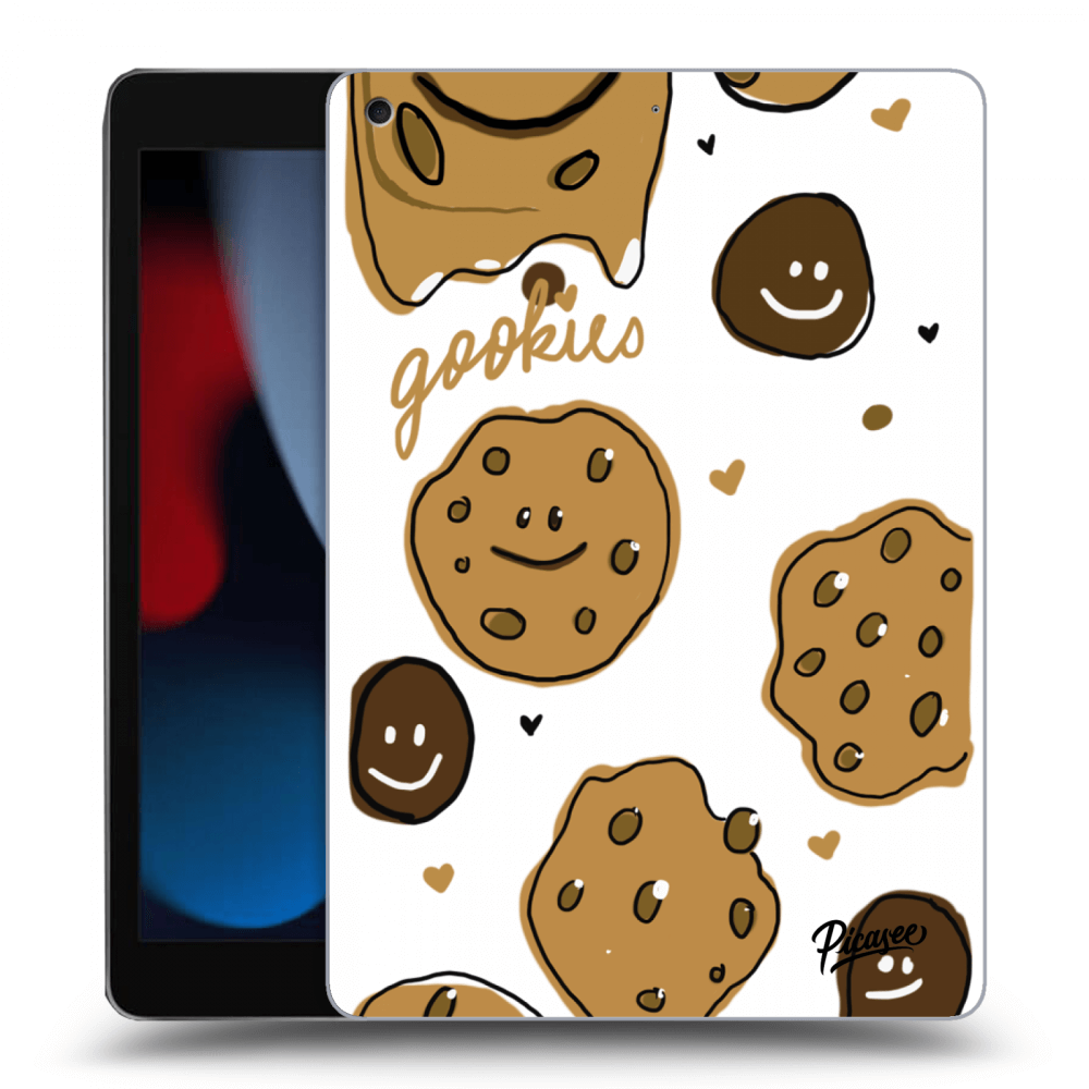 Picasee Schwarze Silikonhülle für Apple iPad 10.2" 2021 (9. gen) - Gookies