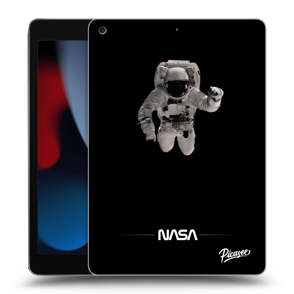 Picasee transparente Silikonhülle für Apple iPad 10.2" 2021 (9. gen) - Astronaut Minimal