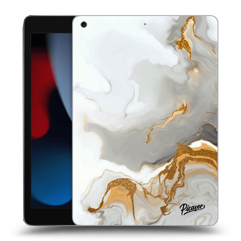 Picasee Schwarze Silikonhülle für Apple iPad 10.2" 2021 (9. gen) - Her