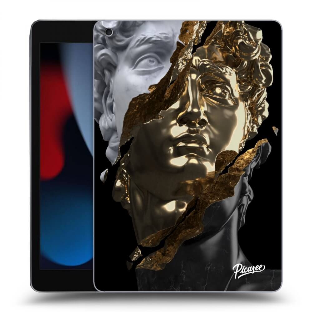 Picasee Schwarze Silikonhülle für Apple iPad 10.2" 2021 (9. gen) - Trigger