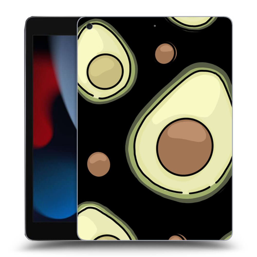 Picasee Schwarze Silikonhülle für Apple iPad 10.2" 2021 (9. gen) - Avocado