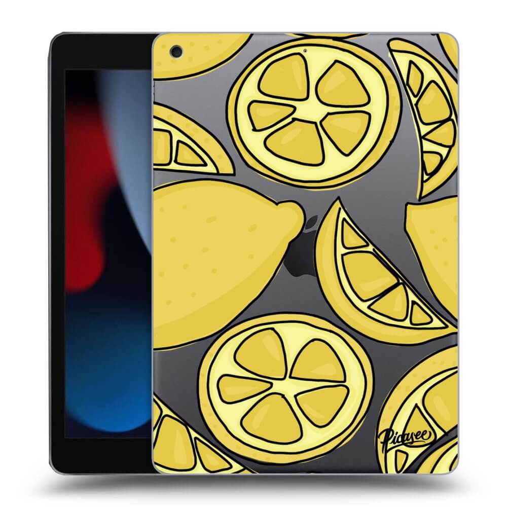 Picasee transparente Silikonhülle für Apple iPad 10.2" 2021 (9. gen) - Lemon