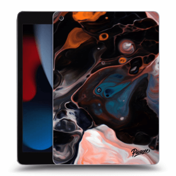 Picasee Schwarze Silikonhülle für Apple iPad 10.2" 2021 (9. gen) - Cream
