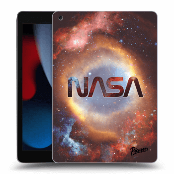 Picasee Schwarze Silikonhülle für Apple iPad 10.2" 2021 (9. gen) - Nebula