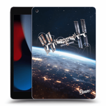 Picasee transparente Silikonhülle für Apple iPad 10.2" 2021 (9. gen) - Station