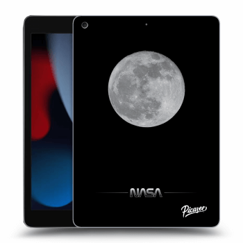 Picasee transparente Silikonhülle für Apple iPad 10.2" 2021 (9. gen) - Moon Minimal
