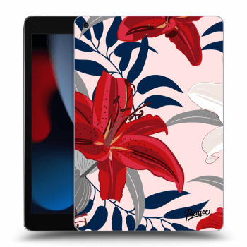 Hülle für Apple iPad 10.2" 2021 (9. gen) - Red Lily