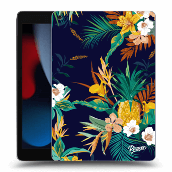 Picasee transparente Silikonhülle für Apple iPad 10.2" 2021 (9. gen) - Pineapple Color