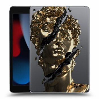 Picasee transparente Silikonhülle für Apple iPad 10.2" 2021 (9. gen) - Golder