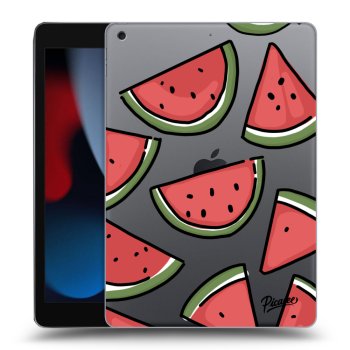 Picasee transparente Silikonhülle für Apple iPad 10.2" 2021 (9. gen) - Melone