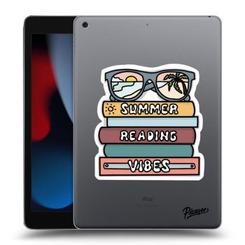 Picasee transparente Silikonhülle für Apple iPad 10.2" 2021 (9. gen) - Summer reading vibes