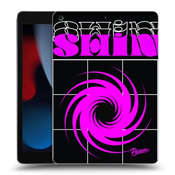 Picasee Schwarze Silikonhülle für Apple iPad 10.2" 2021 (9. gen) - SHINE