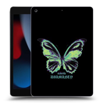 Picasee transparente Silikonhülle für Apple iPad 10.2" 2021 (9. gen) - Diamanty Blue