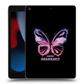 Picasee transparente Silikonhülle für Apple iPad 10.2" 2021 (9. gen) - Diamanty Purple