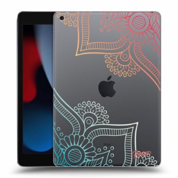Picasee transparente Silikonhülle für Apple iPad 10.2" 2021 (9. gen) - Flowers pattern
