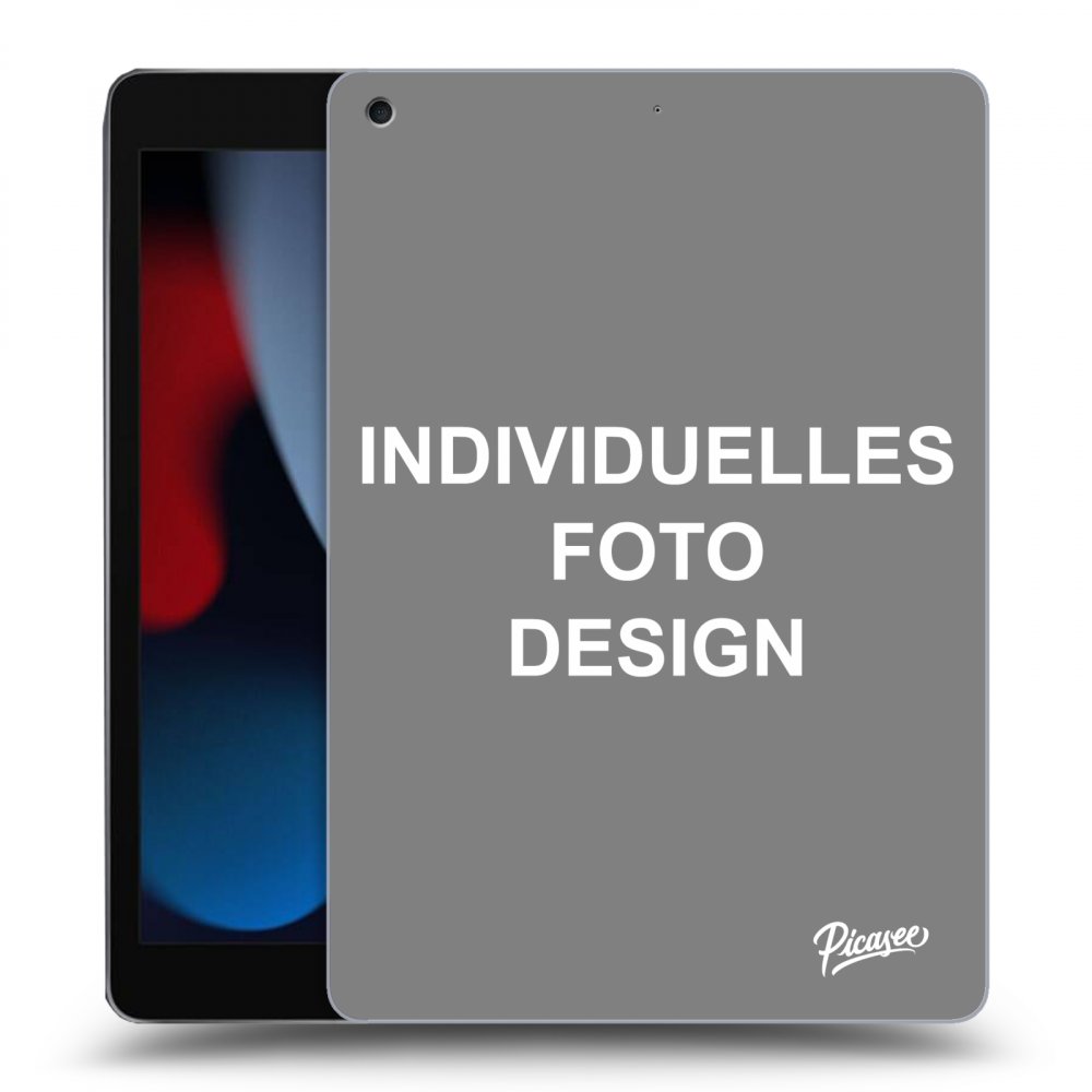 Picasee transparente Silikonhülle für Apple iPad 10.2" 2021 (9. gen) - Individuelles Fotodesign