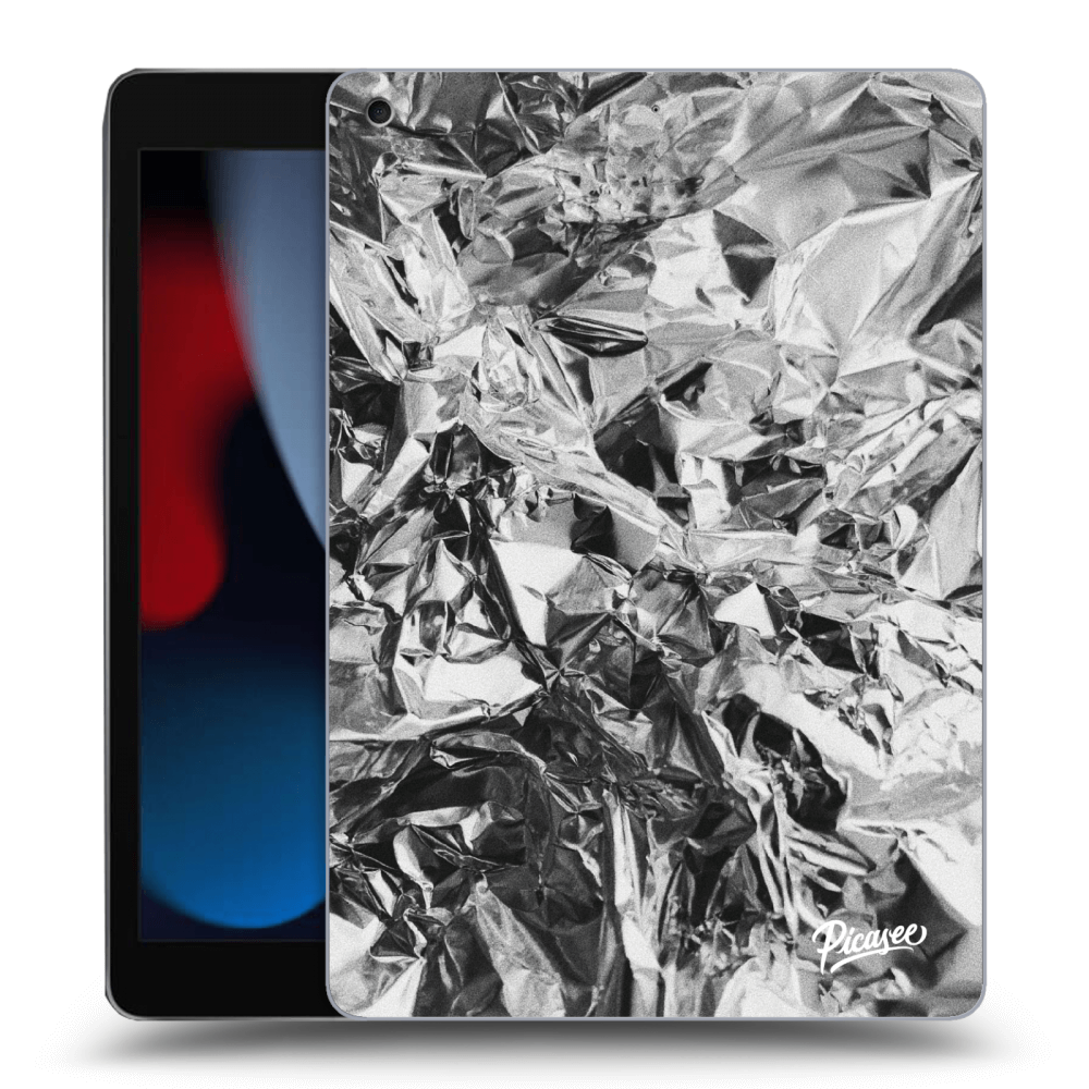 Picasee Schwarze Silikonhülle für Apple iPad 10.2" 2021 (9. gen) - Chrome