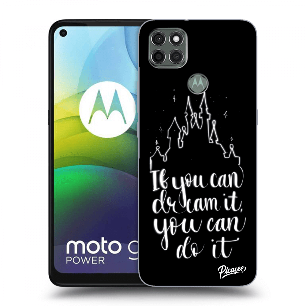 Picasee Motorola Moto G9 Power Hülle - Schwarzes Silikon - Dream