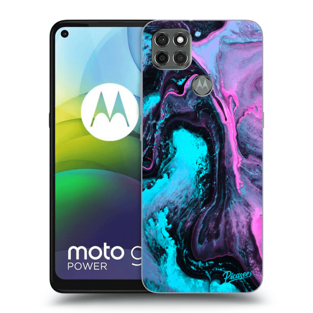 Picasee Motorola Moto G9 Power Hülle - Schwarzes Silikon - Lean 2