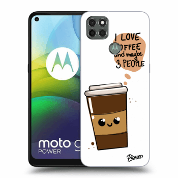 Picasee Motorola Moto G9 Power Hülle - Schwarzes Silikon - Cute coffee