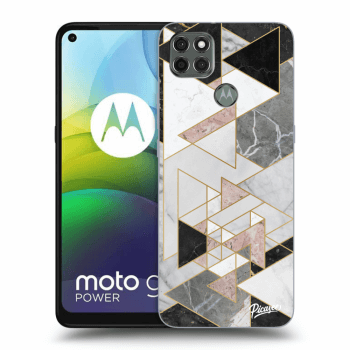 Picasee Motorola Moto G9 Power Hülle - Schwarzes Silikon - Light geometry