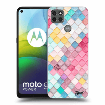Picasee Motorola Moto G9 Power Hülle - Schwarzes Silikon - Colorful roof