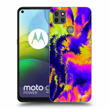 Picasee Motorola Moto G9 Power Hülle - Schwarzes Silikon - Burn