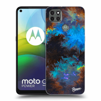 Picasee Motorola Moto G9 Power Hülle - Schwarzes Silikon - Space