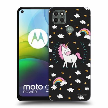 Picasee Motorola Moto G9 Power Hülle - Schwarzes Silikon - Unicorn star heaven