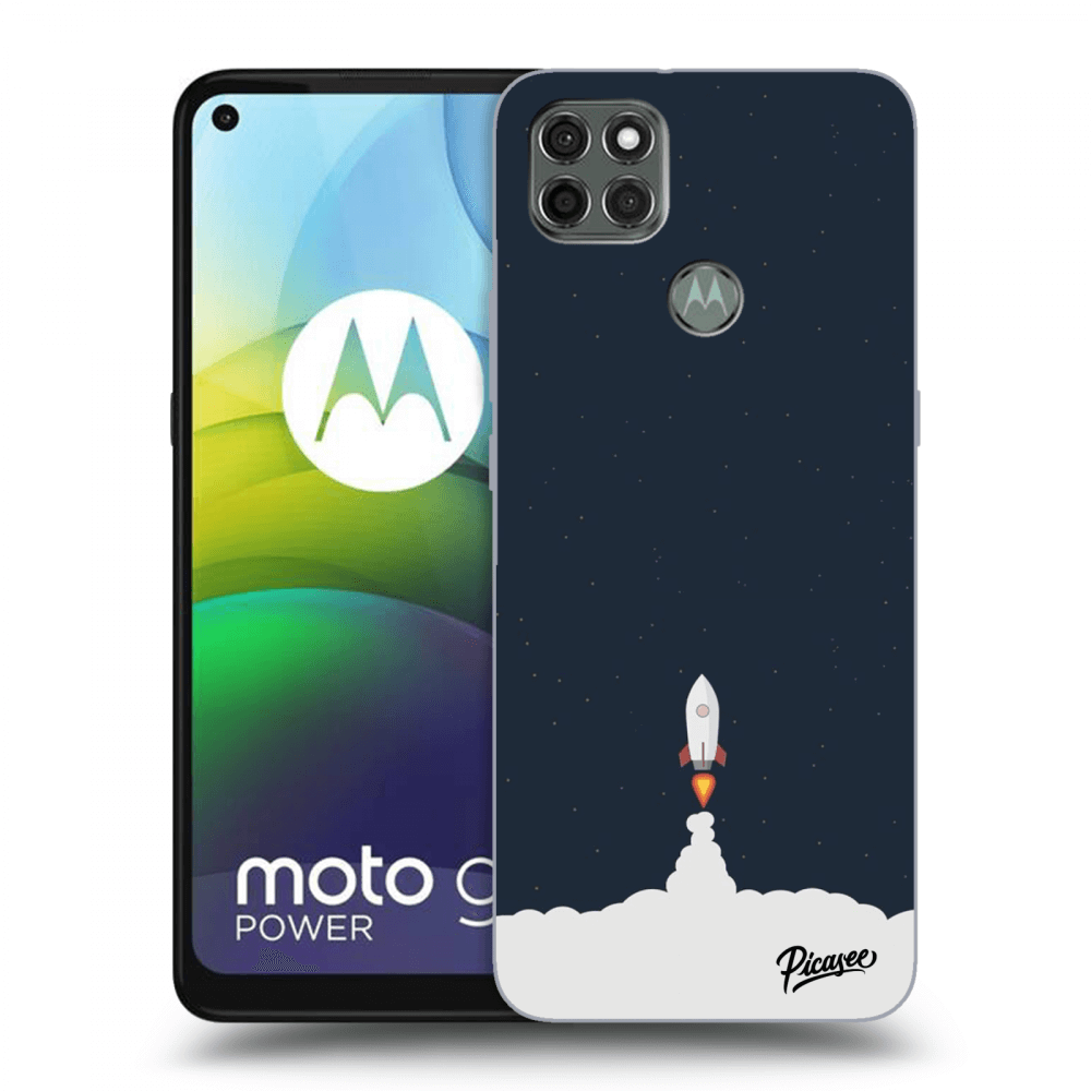 Picasee Motorola Moto G9 Power Hülle - Schwarzes Silikon - Astronaut 2