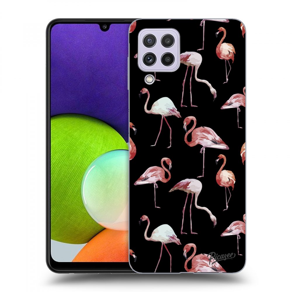 Picasee ULTIMATE CASE für Samsung Galaxy A22 A225F 4G - Flamingos