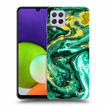 Hülle für Samsung Galaxy A22 A225F - Green Gold