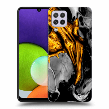 Hülle für Samsung Galaxy A22 A225F - Black Gold