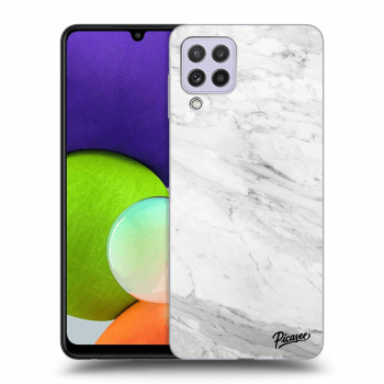 Hülle für Samsung Galaxy A22 A225F 4G - White marble