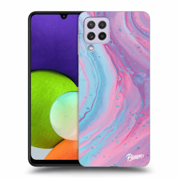 Hülle für Samsung Galaxy A22 A225F - Pink liquid