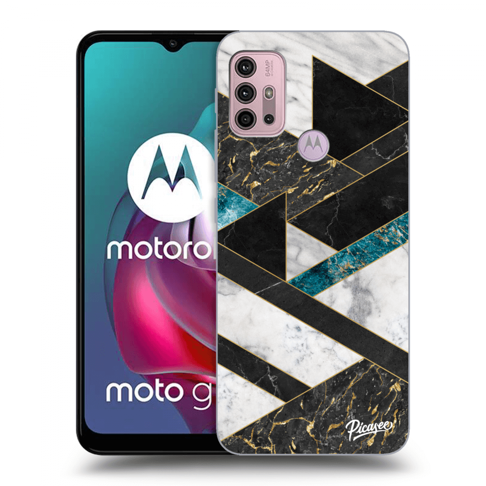 Picasee ULTIMATE CASE für Motorola Moto G30 - Dark geometry